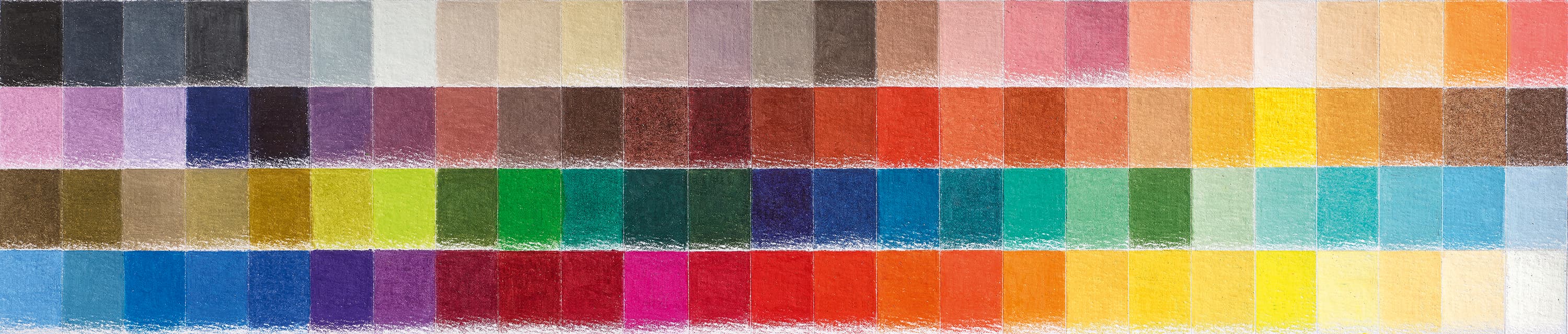 Photo représentant un aplat de plusieurs teintes de couleurs 